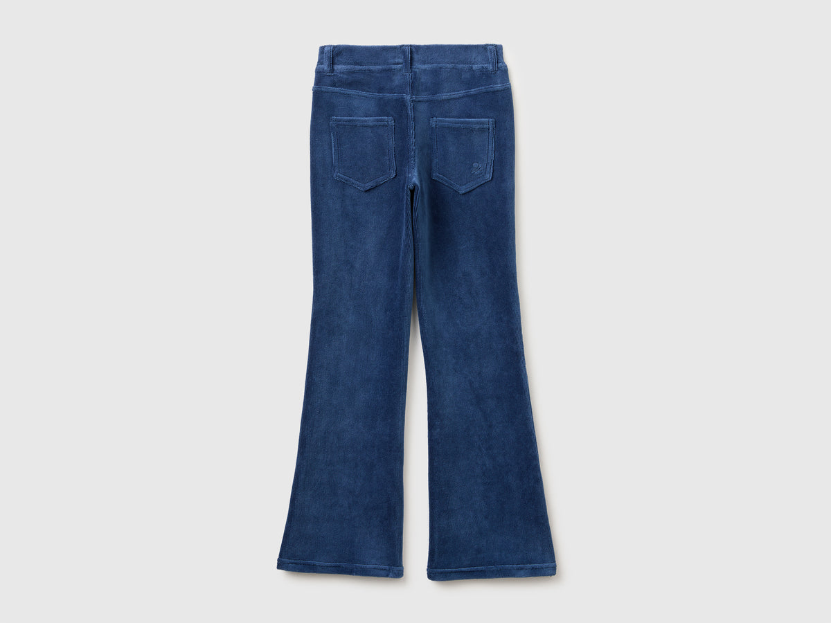 Jeggings boca-de-sino em chenille stretch - ucb_image_BS