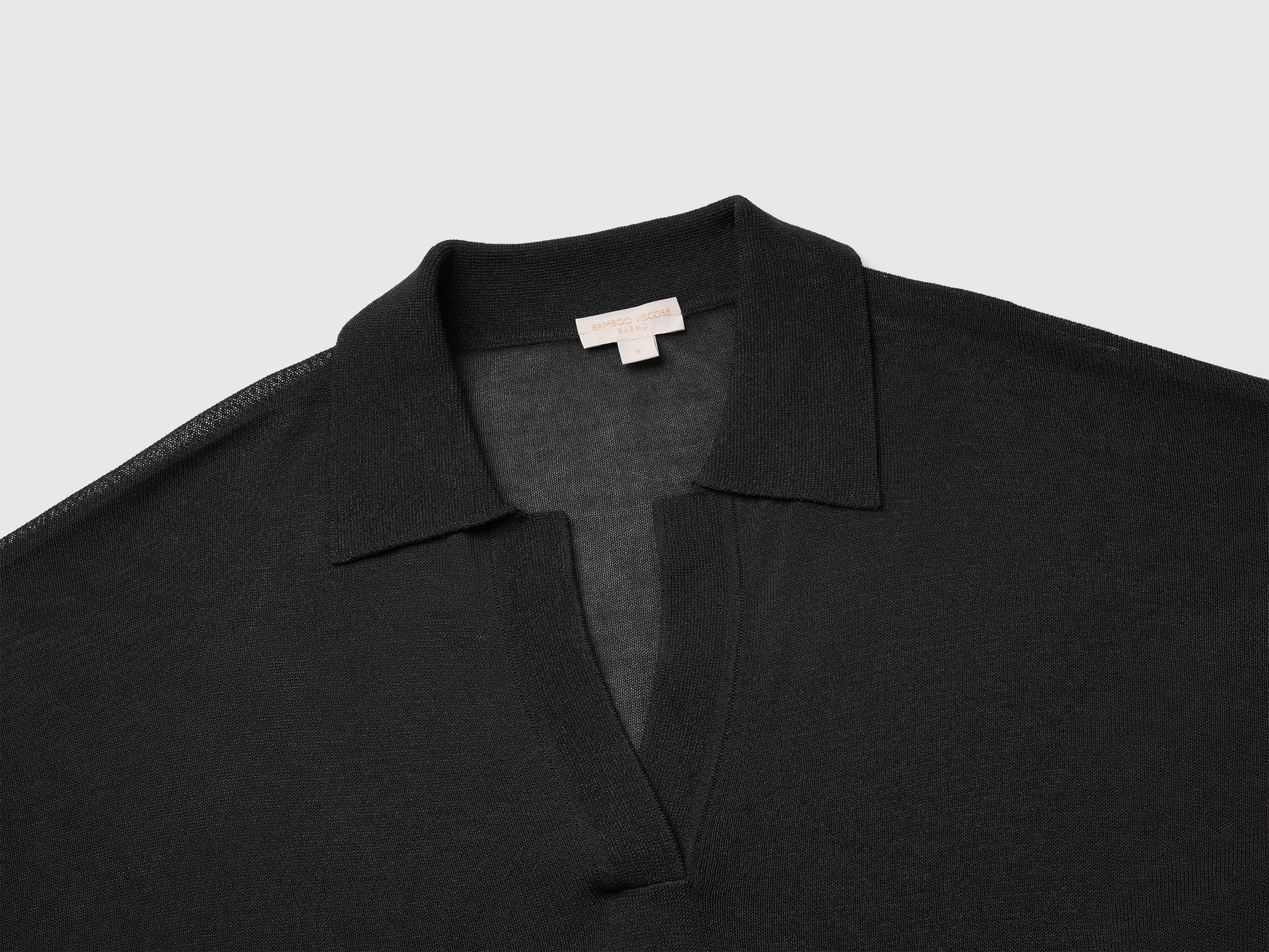 Polo de malha em mistura de viscose de bambu - ucb_image_DS1