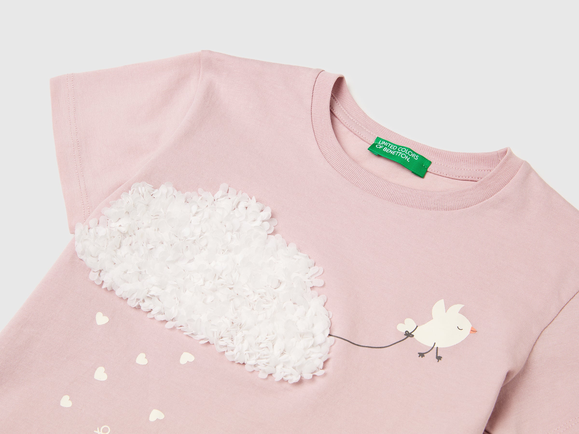 T-shirt with print and embroidery - ucb_image_DS1