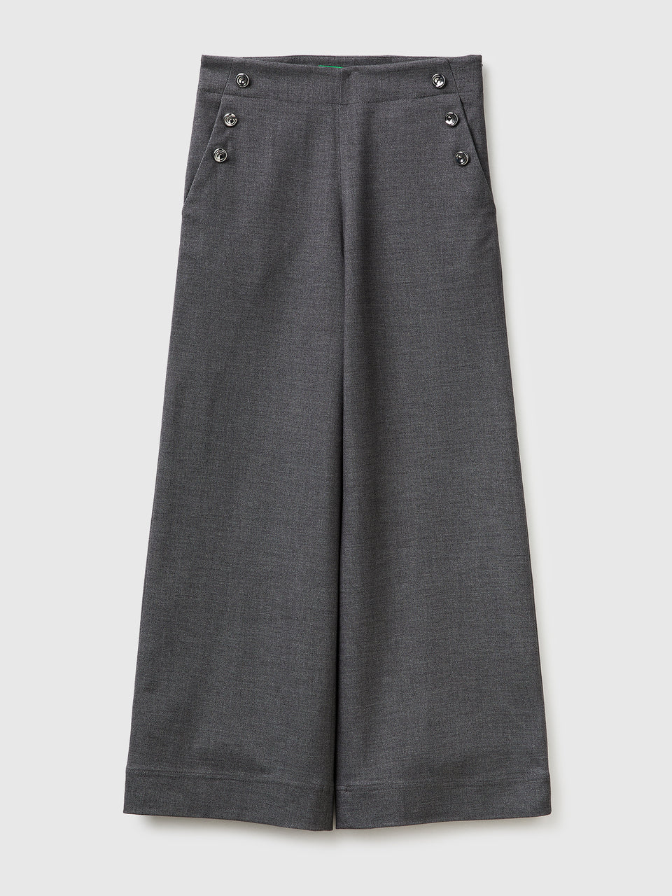 High-waisted trousers with buttons - ucb_image_FS