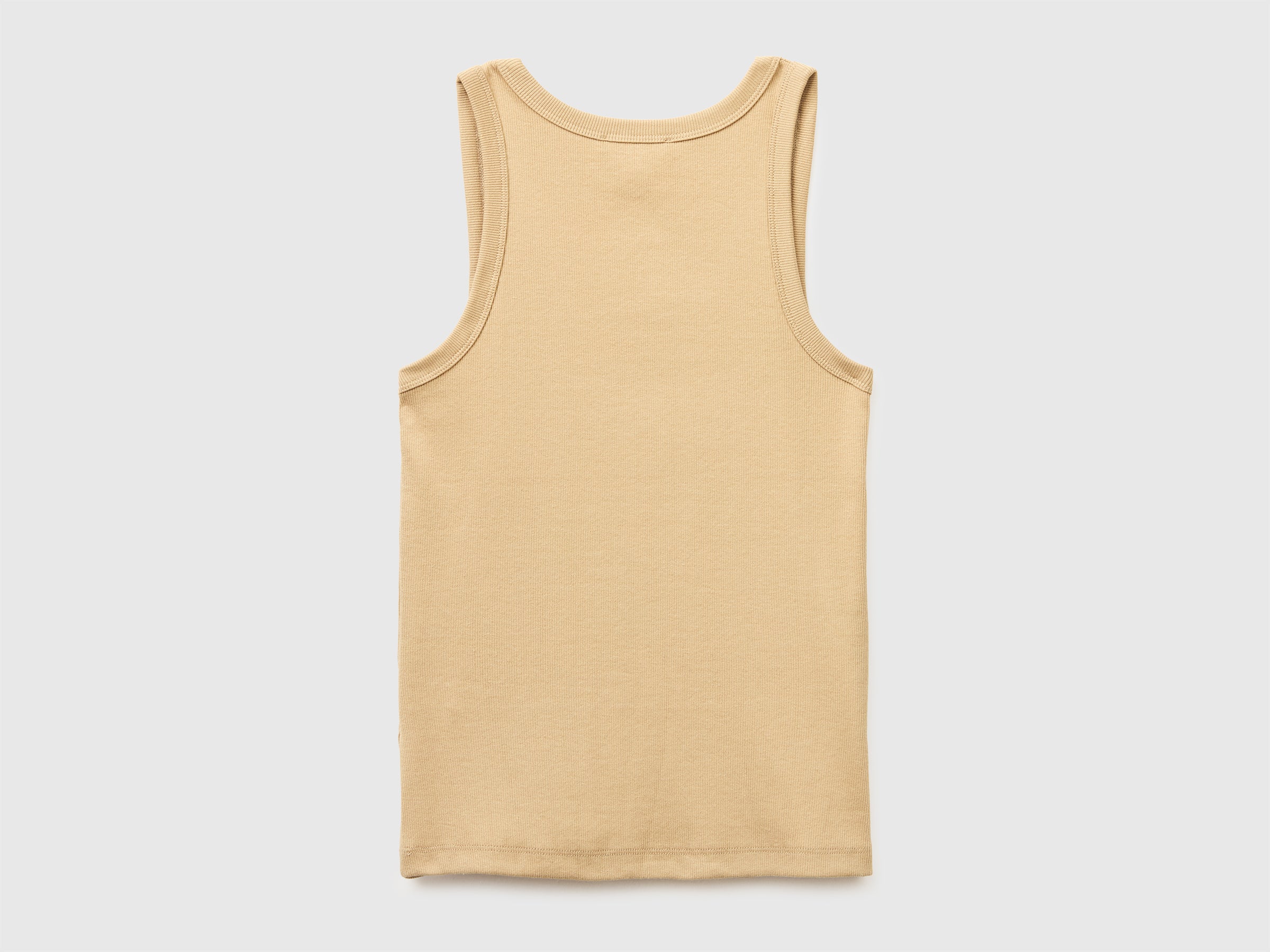 Wide-neck ribbed tank top - ucb_image_BS