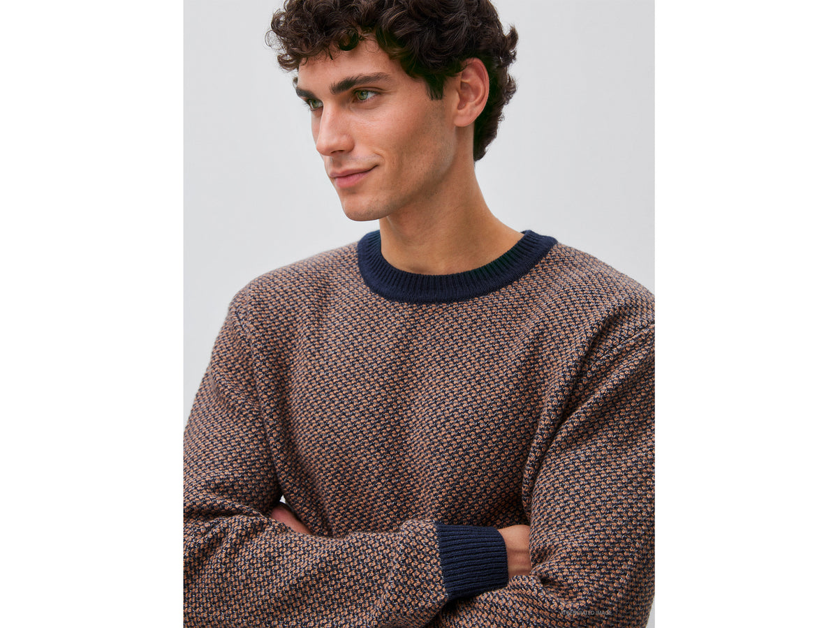 Camisola jacquard em mistura de lã e algodão - ucb_image_FY