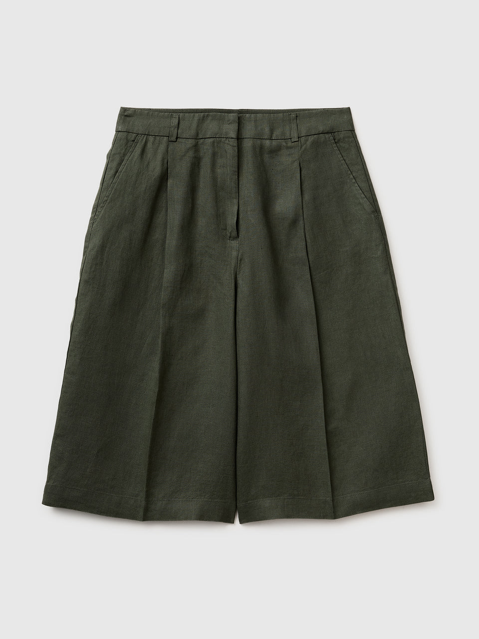 100% linen Bermuda shorts - ucb_image_FS