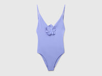 One-piece swimsuit with flower application - ucb_image_FS