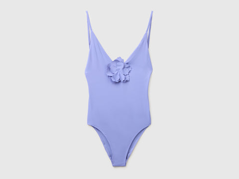 One-piece swimsuit with flower application - ucb_image_FS