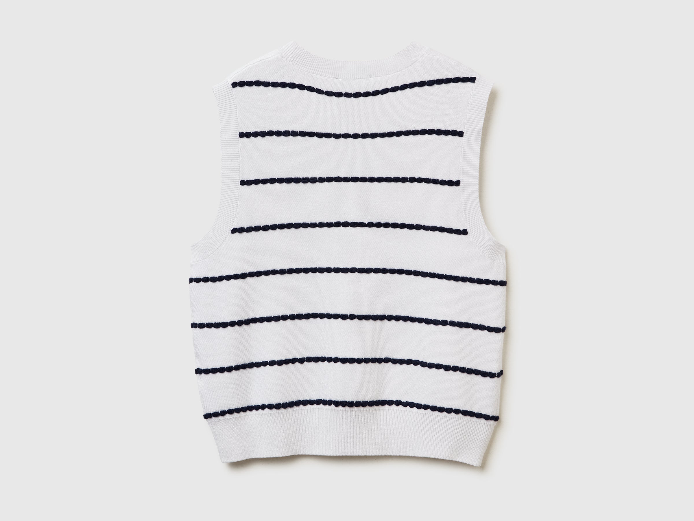 Colete jacquard em mistura de viscose - ucb_image_BS