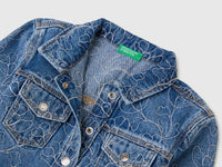 Denim jacket with embroidery - ucb_image_DS1