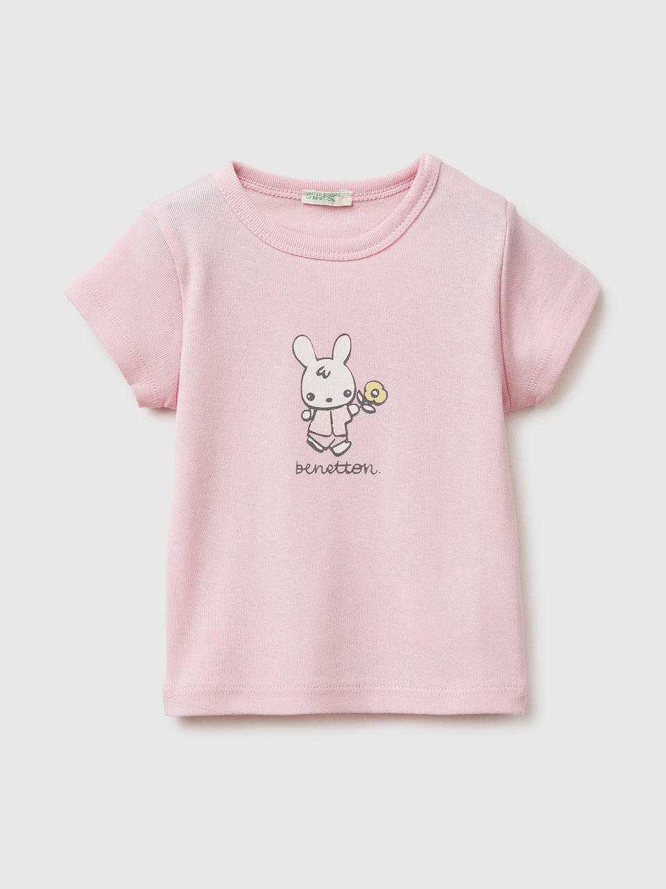 T-shirt com estampa logótipo em algodão orgânico - ucb_image_FS