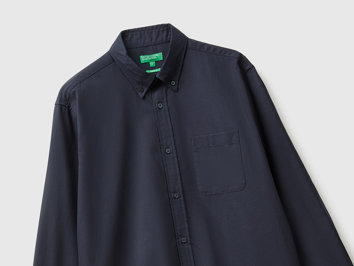 Camisa button down em flanela 100% algodão orgânico - ucb_image_FY
