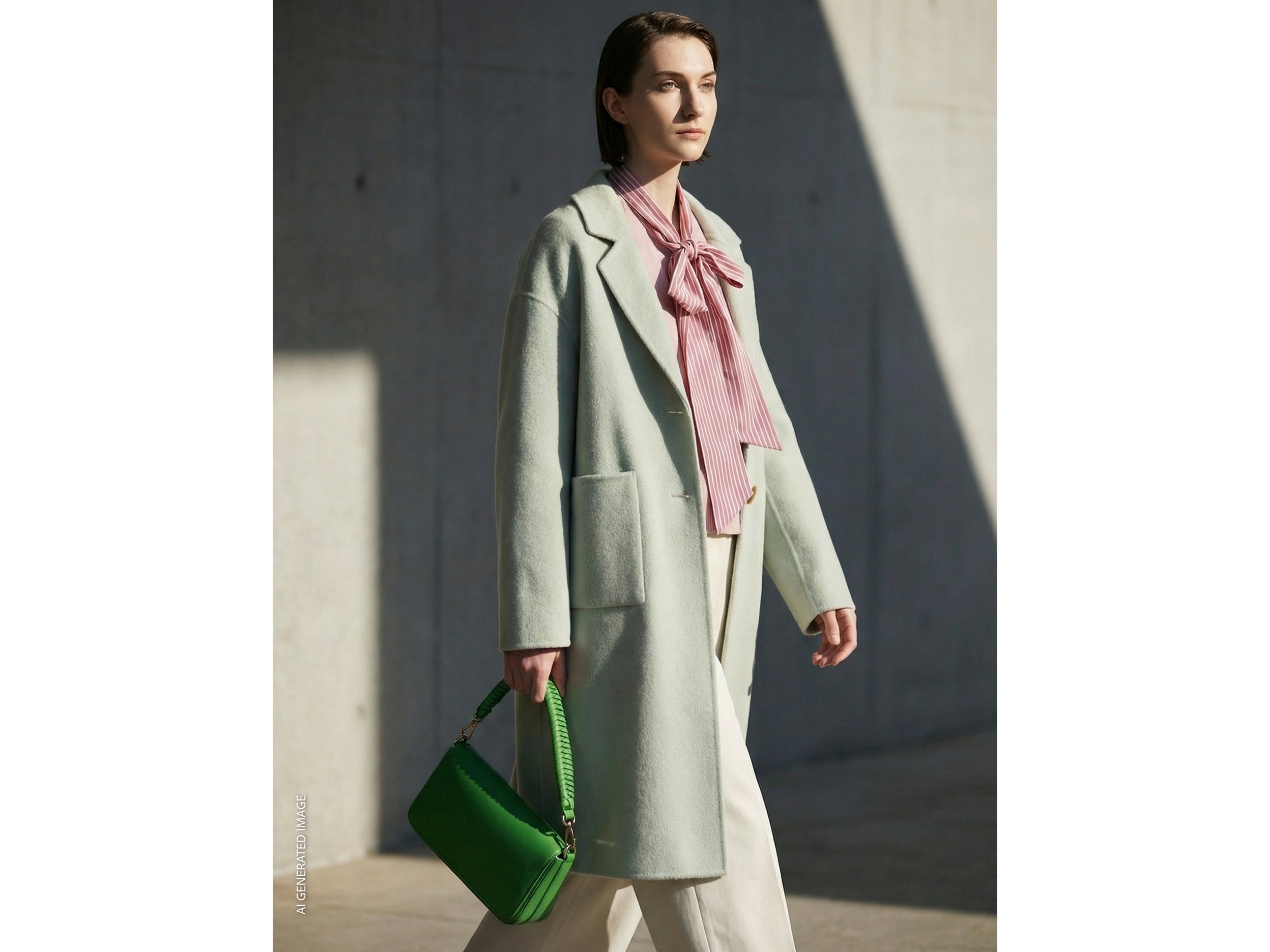 Long coat in wool blend - ucb_image_F