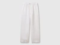 Trousers in pure linen with elastic - ucb_image_FS