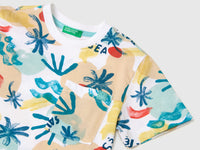 T-shirt with tropical print - ucb_image_DS1