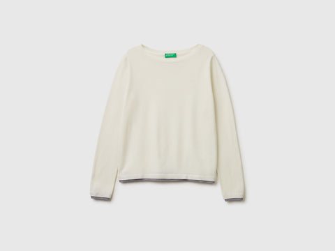 100% Merino wool boat neck sweater - ucb_image_FS