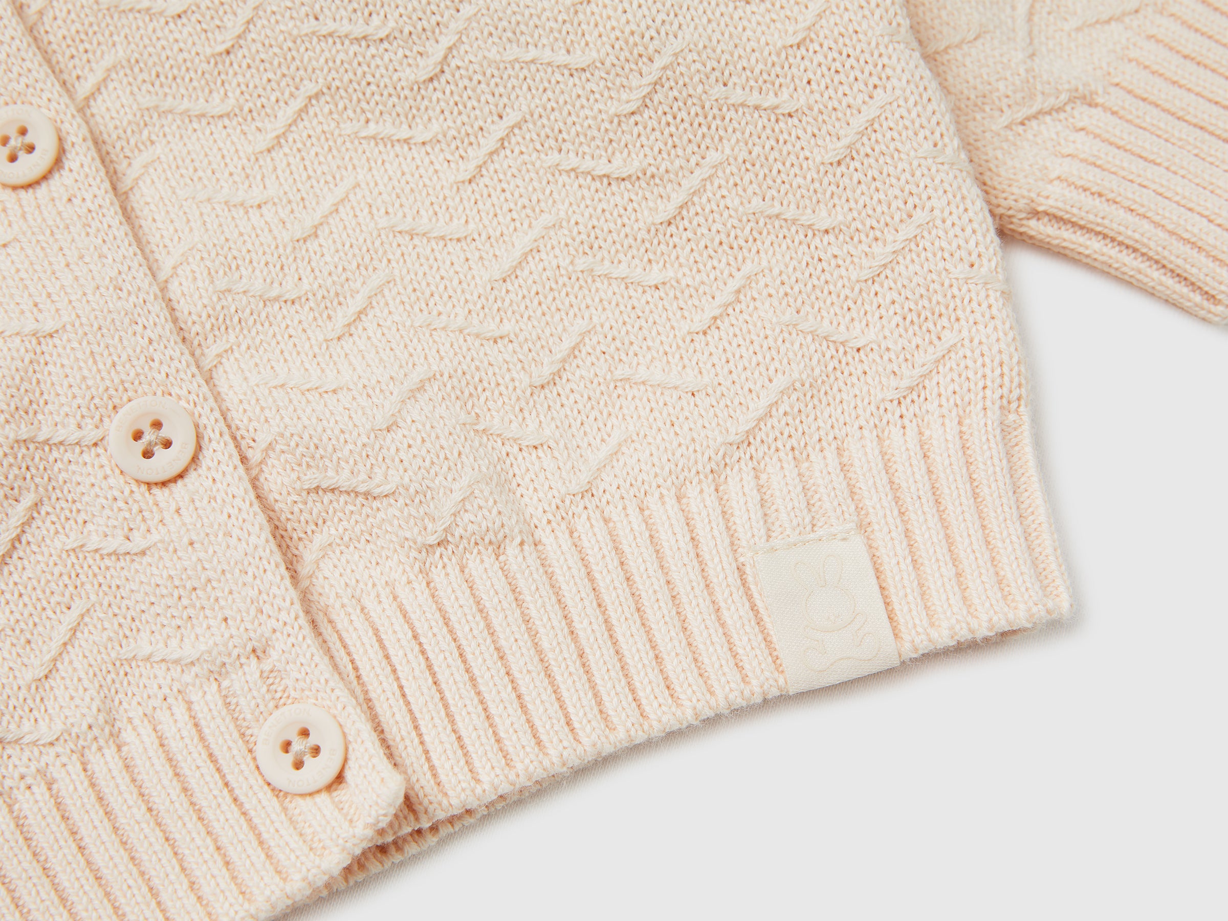 Organic cotton crew neck cardigan - ucb_image_DS1