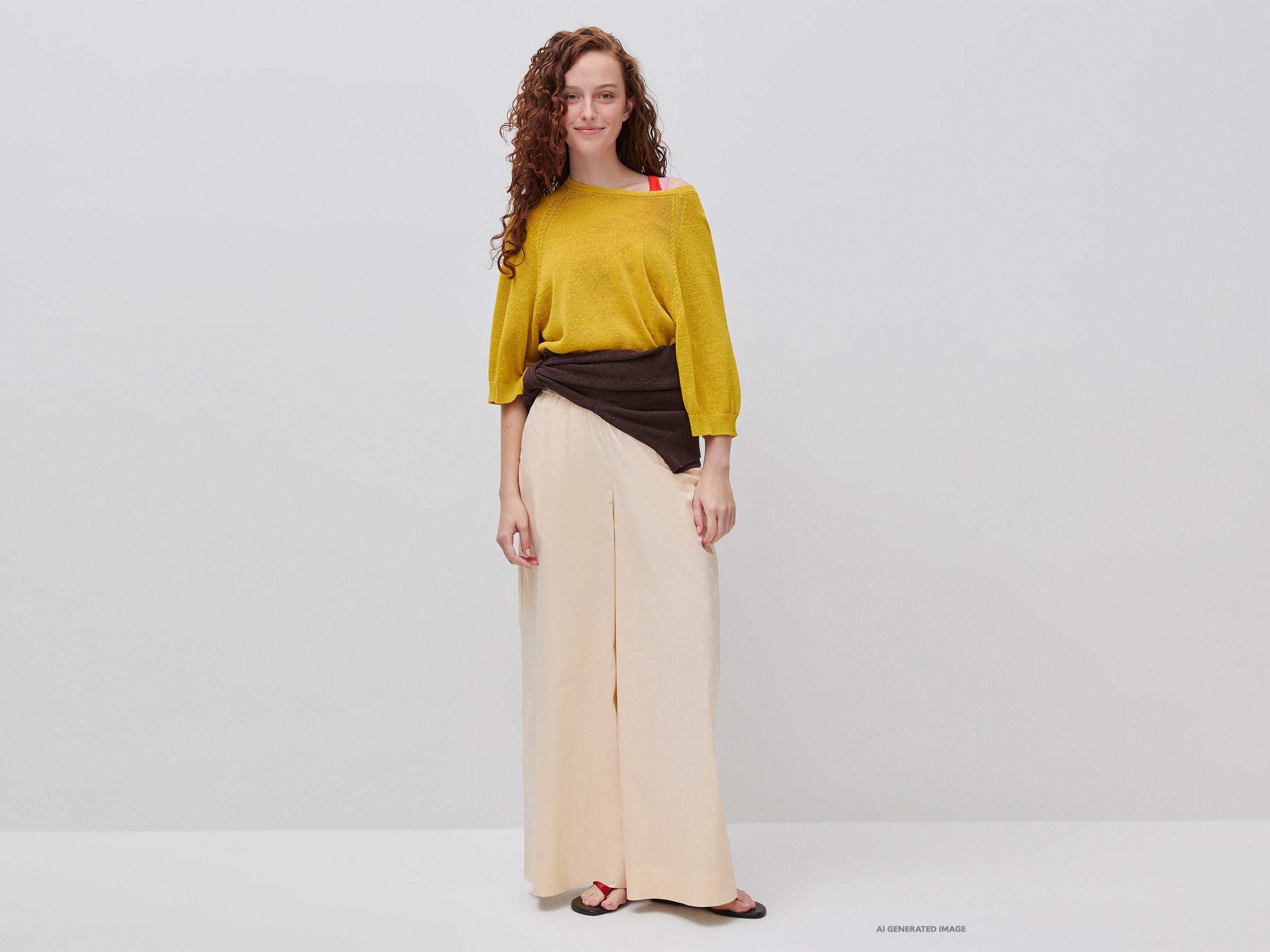 Camisola over em mistura de linho - ucb_image_FY
