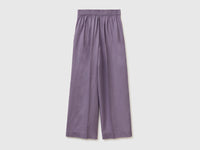 Palazzo trousers in pure linen - ucb_image_BS