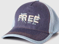 Boné baseball de jeans com slogan - ucb_image_DS1