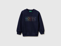 Organic cotton sweatshirt with logo print - ucb_image_FS
