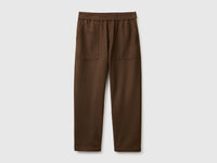 Joggers cropped em mistura de lã - ucb_image_FS