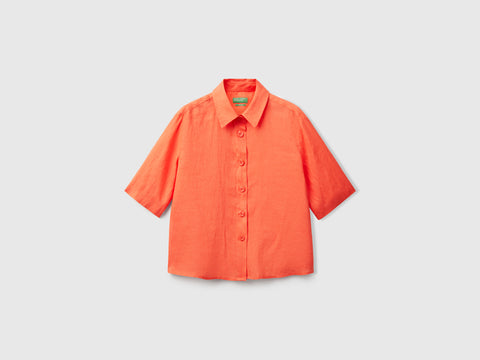 Camisa curta em puro linho - ucb_image_FS
