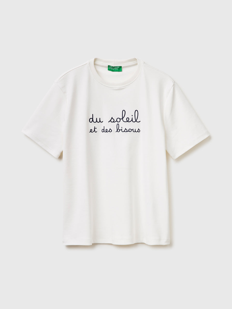 T-shirt with embroidered writing - ucb_image_FS