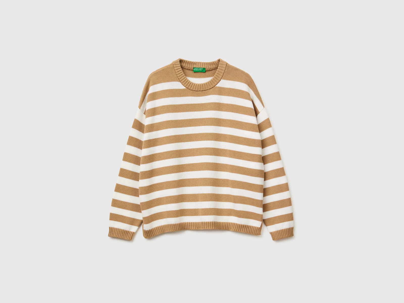 Striped sweater in tricot cotton - ucb_image_FS