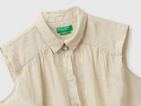 100% linen sleeveless blouse - ucb_image_DS1
