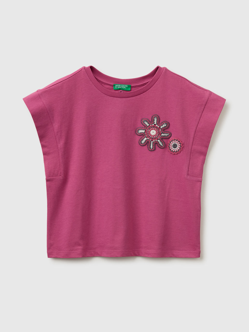 T-shirt sem mangas com bordado  - ucb_image_FS