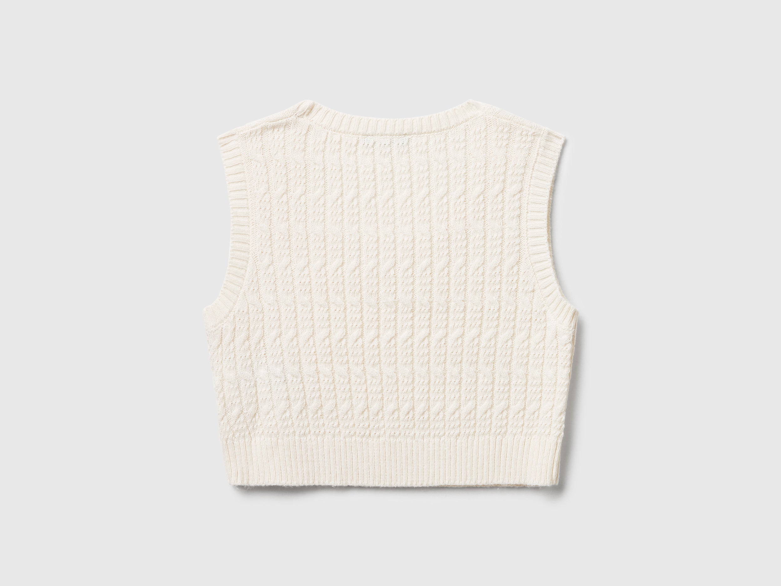 Gilet in maglia con trecce - ucb_image_BS