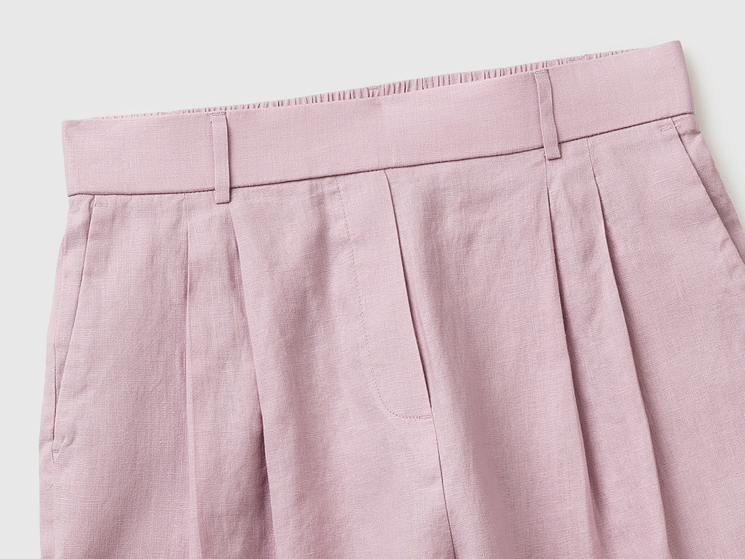 Pure linen Bermuda shorts - ucb_image_FY
