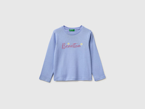 T-shirt in organic cotton with glittery logo - ucb_image_FS