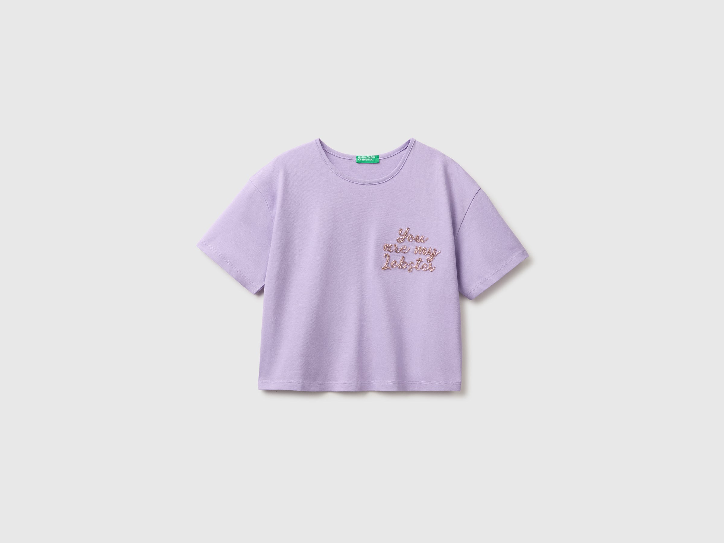 T-shirt with print and beads - ucb_image_FS