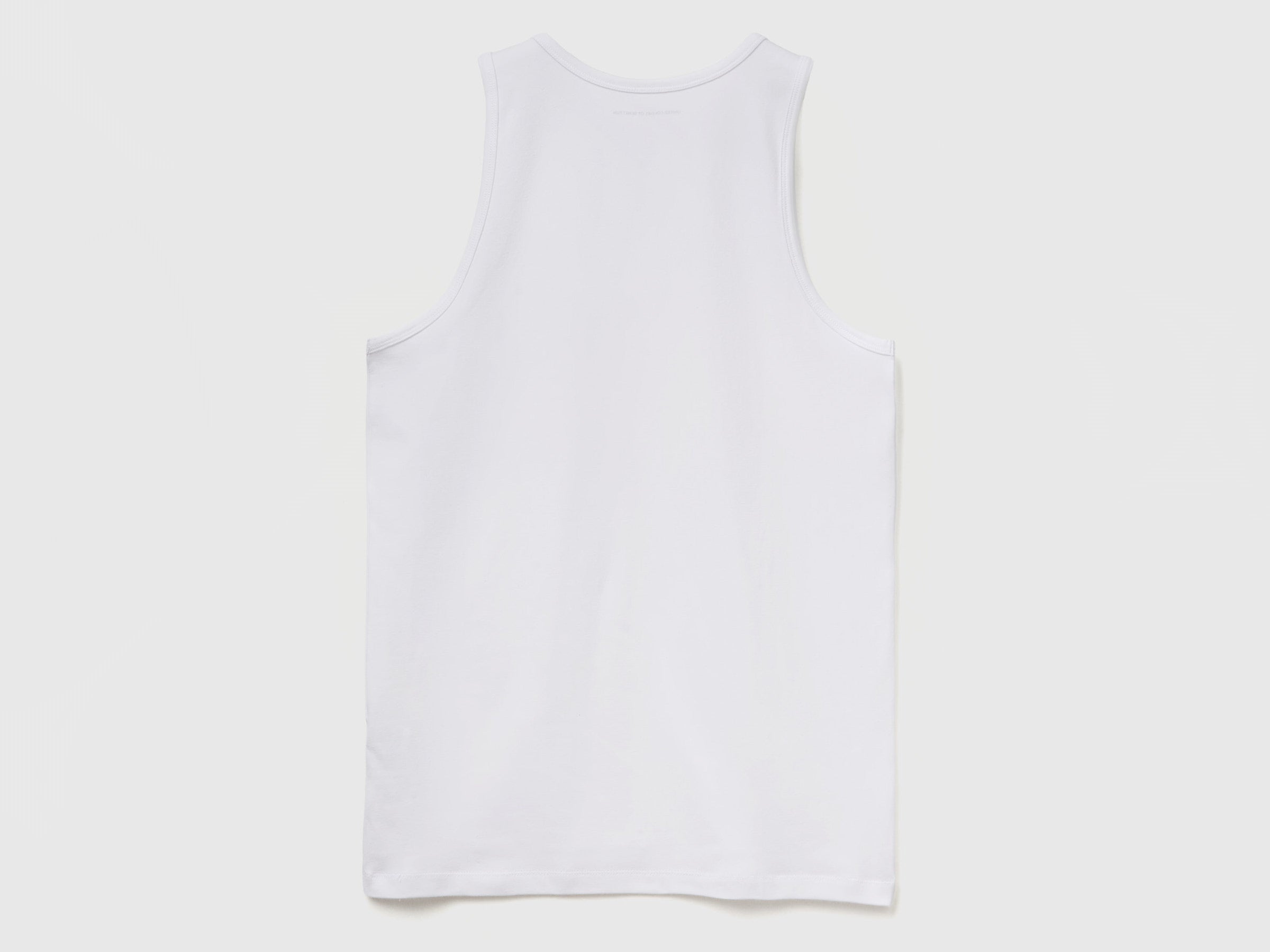 T-shirt sem mangas de roupa interior em algodão orgânico stretch - ucb_image_BS
