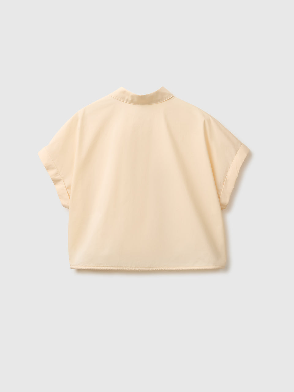 Cropped shirt with drawstring - ucb_image_BS