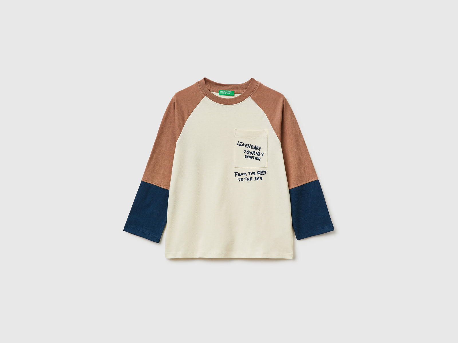 T-shirt color block com estampa - ucb_image_FS