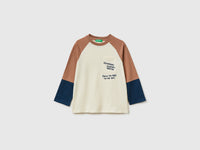 T-shirt color block com estampa - ucb_image_FS
