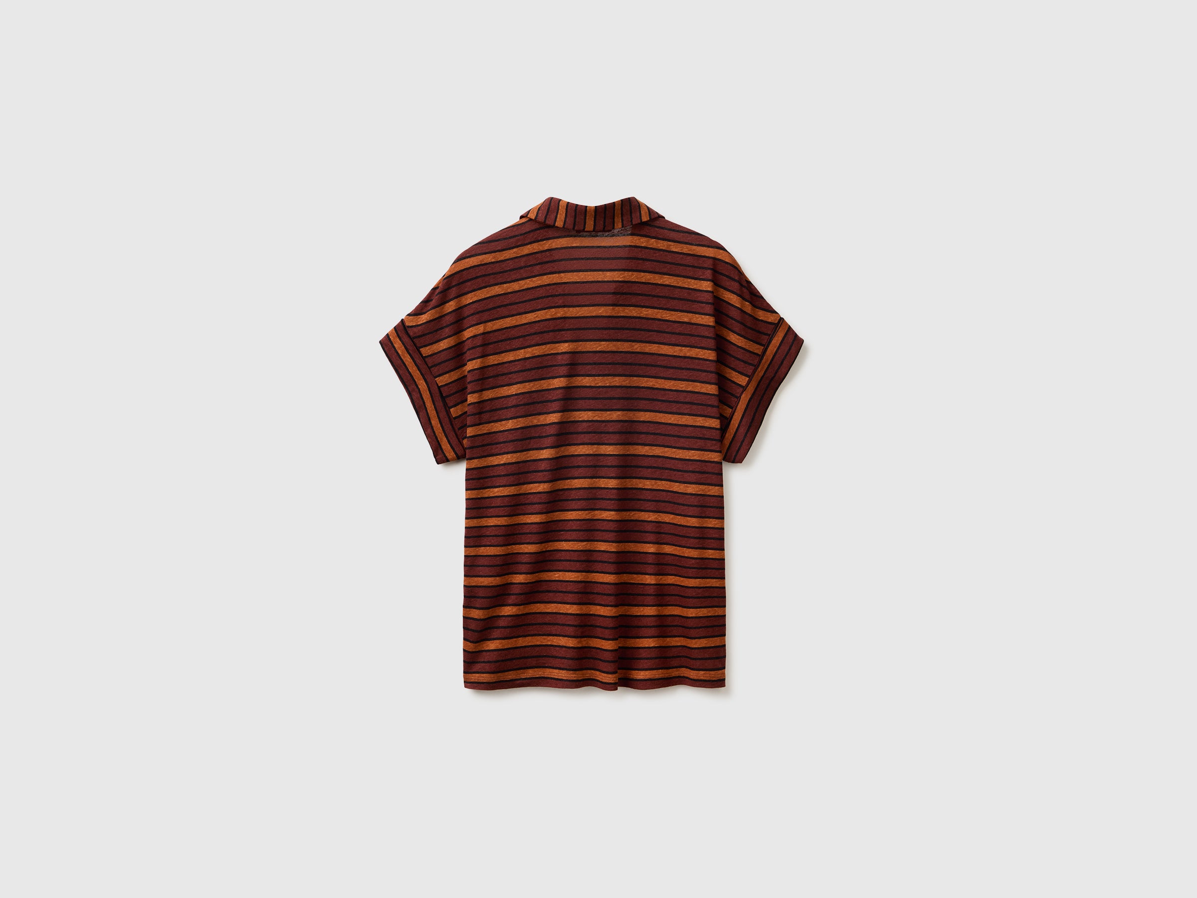 Striped polo-neck T-shirt - ucb_image_BS
