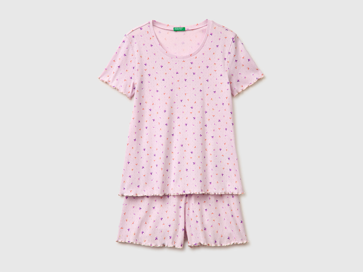 Ribbed patterned short pyjamas - ucb_image_FS