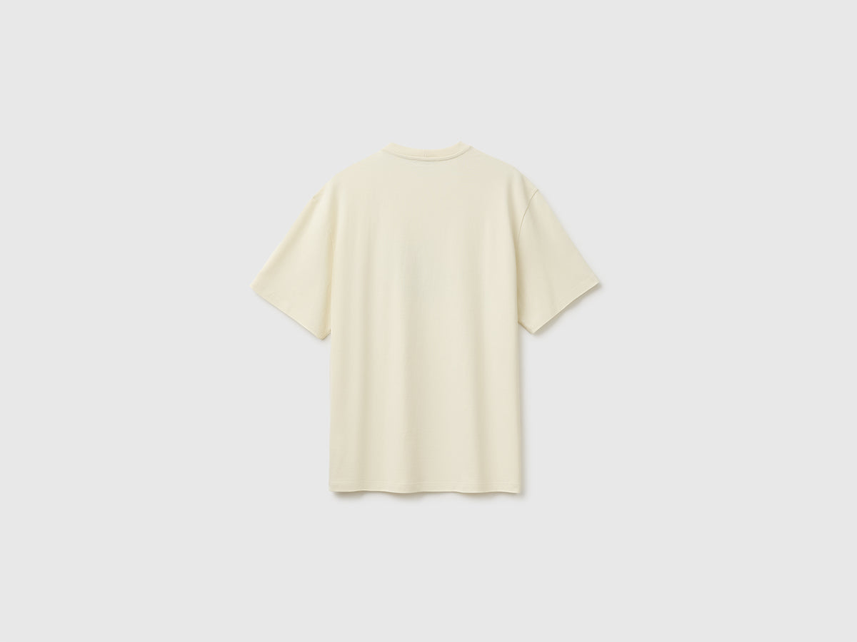 T-shirt relaxed fit com estampa em algodão orgânico - ucb_image_BS
