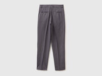Chinos straight em puro linho - ucb_image_BS