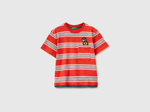 Striped T-shirt with patch - ucb_image_FS