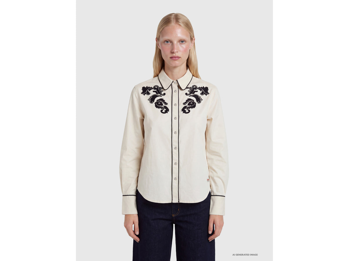 Camisa com bordados western em algodão stretch - ucb_image_F