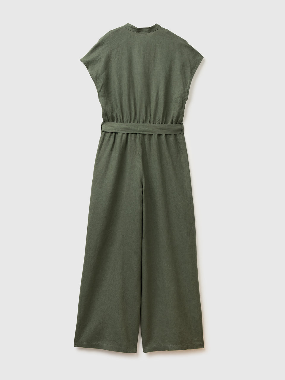 100% linen crossover jumpsuit - ucb_image_BS