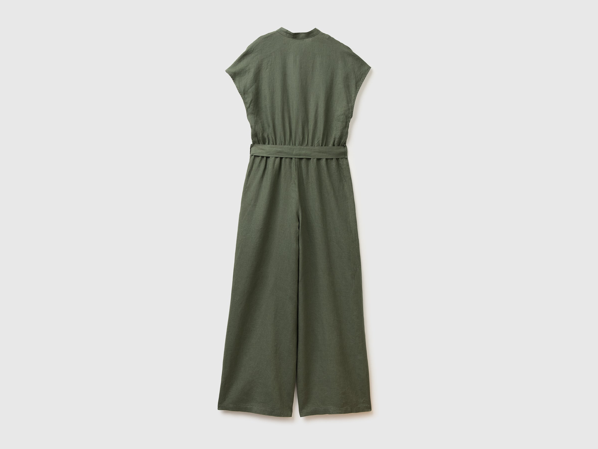 100% linen crossover jumpsuit - ucb_image_BS