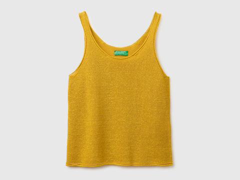Linen blend knit top - ucb_image_FS
