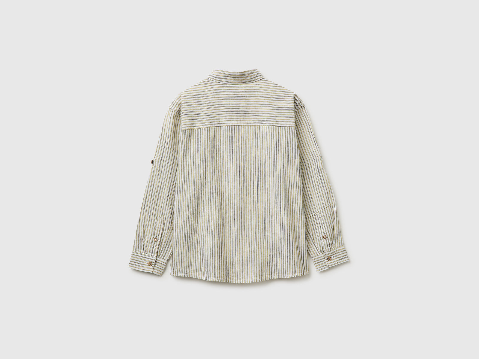 Striped linen blend shirt - ucb_image_BS