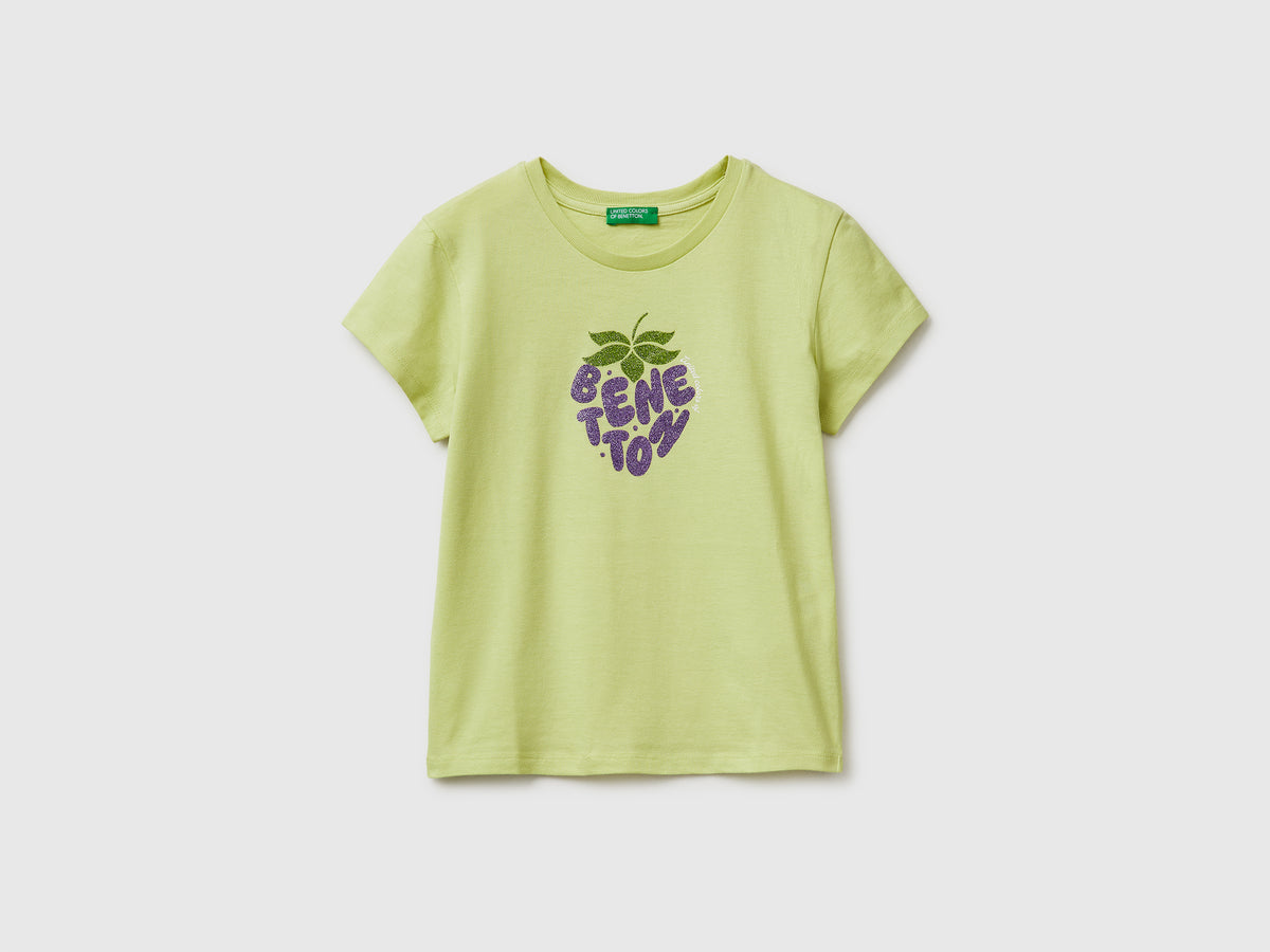 T-shirt with glitter print - ucb_image_FS