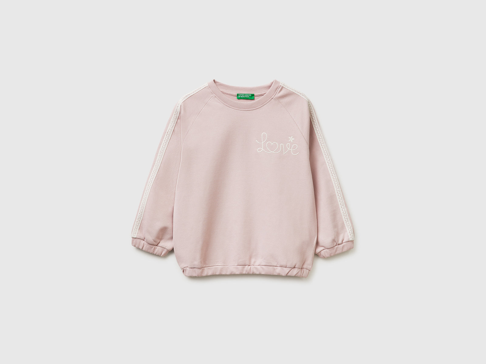 Sweatshirt with lace and embroidery - ucb_image_FS