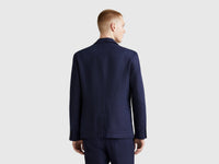 Blazer riscado em mistura de linho - ucb_image_B