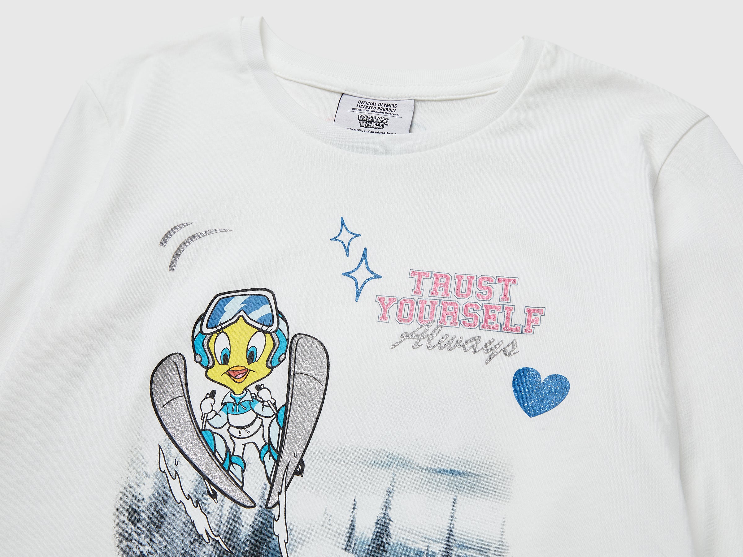 Looney Tunes x Olympic Collection cream t-shirt - ucb_image_DS1